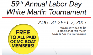 59th Annual Labor Day White Marlin Tournament