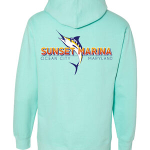 Sunset Marina Comfort Color Classic logo Hoodie